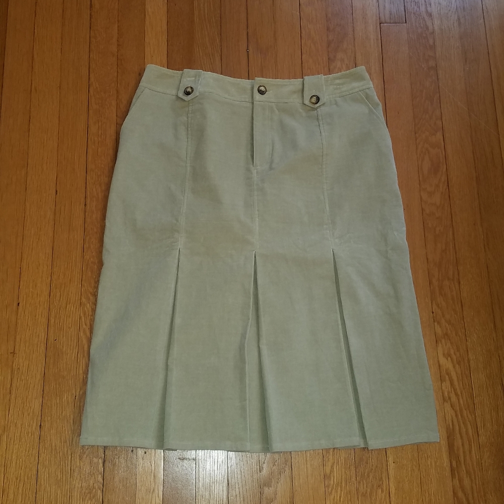Orvis corduroy skirt.